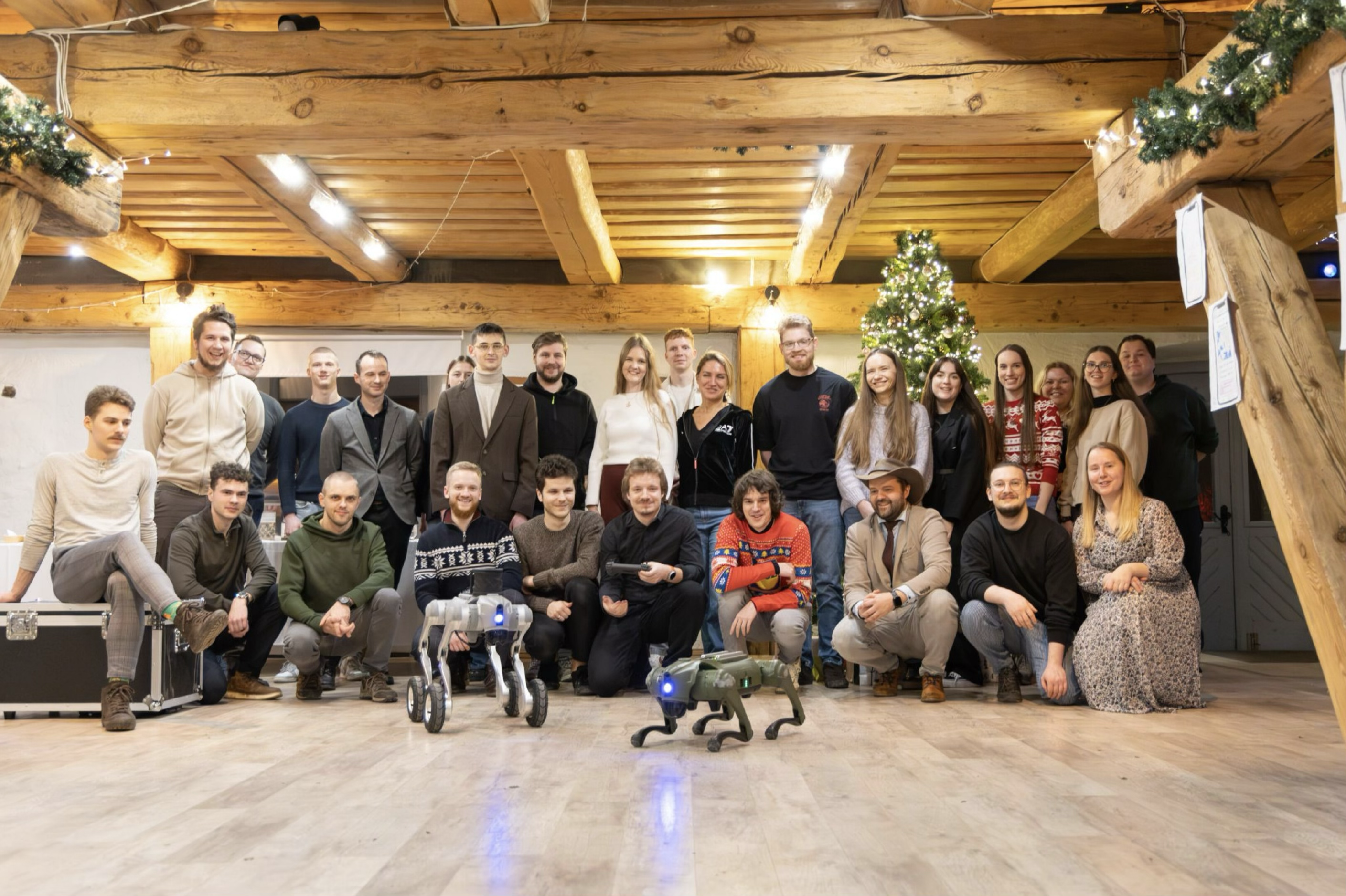The team behind Positronic Bot